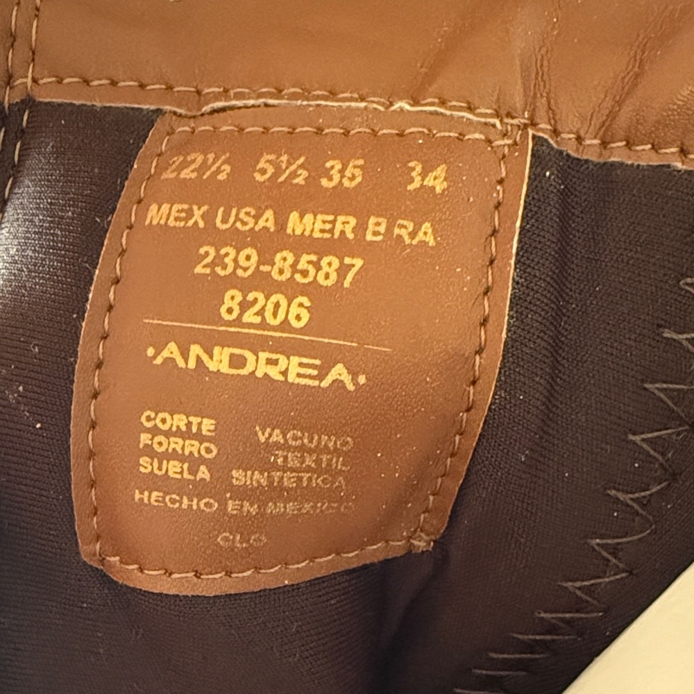 ANDREA FENZI Tan Heeled Boots - Picture 4 of 4
